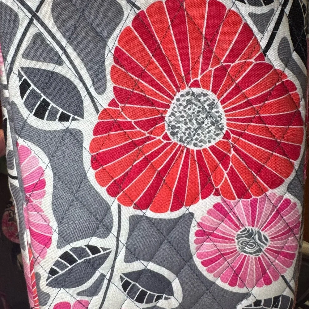 Vera Bradley Pink and Gray Floral Backpack - Picture 9 of 9